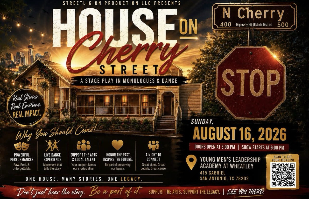 House on Cherry Street stage play promotional poster